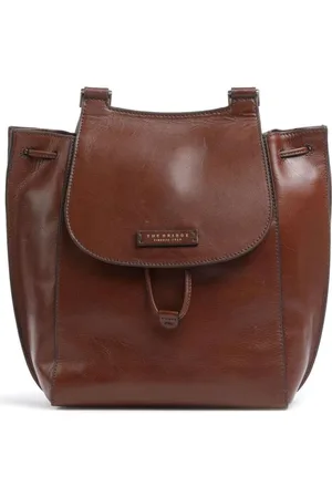 The Bridge Femme, Sacs, Brun, Taille: ONE Size Sac à dos en cuir marron bandoulière