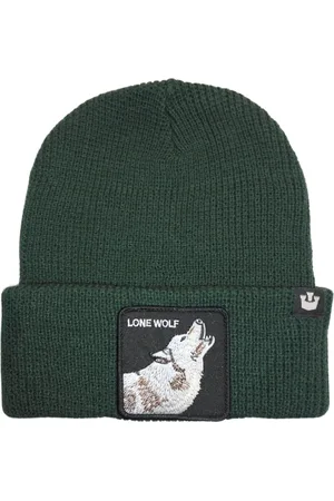 Goorin Bros. Femme, Accessoires, Vert, Taille: ONE Size Animal Farm Beanie Hat avec Patch Frontal