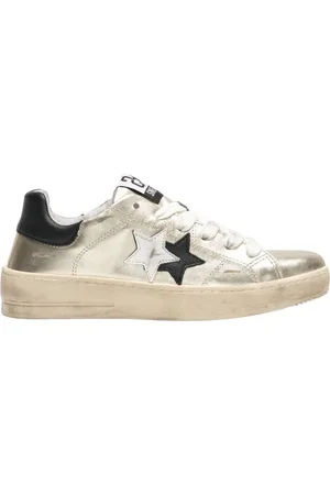 2STAR Femme, Chaussures, Multicolore, Taille: 40 EU Baskets en cuir italien pour femme