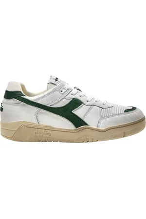 Diadora Homme, Chaussures, Blanc, Taille: 45 EU Baskets Style Tennis Vintage Blanc Unisexe