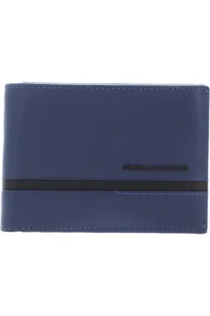 Piquadro Homme, Accessoires, Bleu, Taille: ONE Size Portefeuille Homme Bleu avec Porte-documents