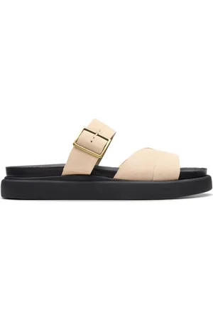 Clarks Femme, Chaussures, , Taille: 38 EU Sandales Plates pour Femmes