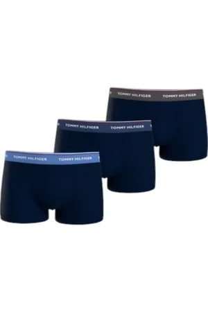 Tommy Hilfiger Homme, Sous-vêtements, Bleu, Taille: S Ensemble de Boxers Multicolores