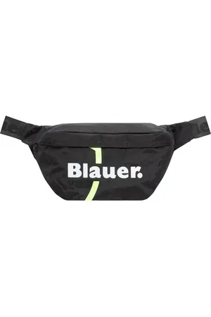 Blauer Homme, Sacs, Noir, Taille: ONE Size Sac banane à motif avec sangle ajustable