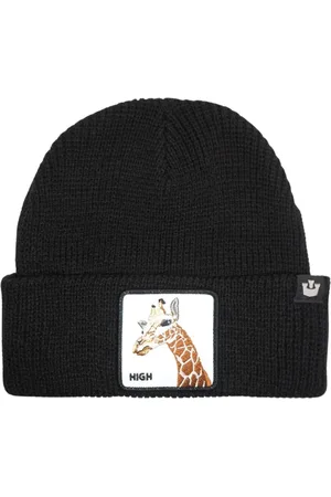 Goorin Bros. Femme, Accessoires, Noir, Taille: ONE Size Animal Farm Beanie Hat avec Patch Frontal
