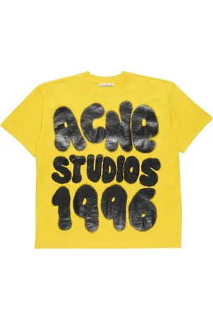 Acne Studios Homme, Tops, Jaune, Taille: M T-shirt moutarde Fn-Ux-Tshi000116