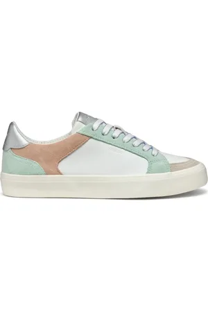 Geox Femme, Chaussures, Multicolore, Taille: 40 EU Baskets de Loisirs Blanches pour Femmes
