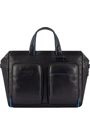 Piquadro Femme, Sacs, Noir, Taille: ONE Size Élégant Porte-documents en Cuir avec Compartiment pour Ordinateur Portable