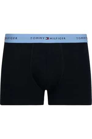Tommy Hilfiger Homme, Sous-vêtements, Noir, Taille: S Boxers Noirs avec Ceinture Logo