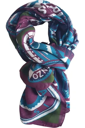 Kenzo Femme, Accessoires, Multicolore, Taille: ONE Size Modal Multicolore Châle Pashmina