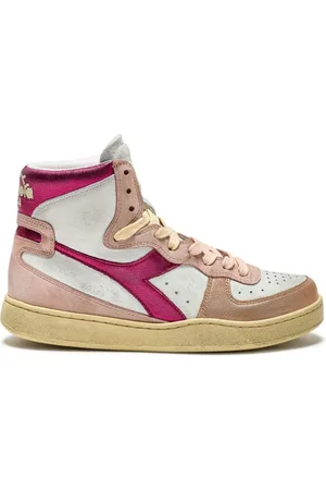 Diadora Femme, Chaussures, Rose, Taille: 39 EU Baskets de Basketball à Fini Métallique