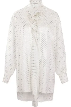 ERMANNO SCERVINO Femme, Blouses et Chemises, Blanc, Taille: 38 FR Chemise Élégante avec Design Unique