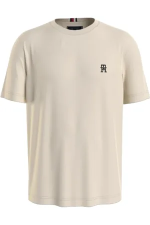 Tommy Hilfiger Homme, Tops, , Taille: S T-shirt Calico avec logo brodé