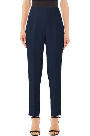 Liu Jo Femme, Pantalons, Bleu, Taille: 40 FR Mélange Élégant de Polyester et Élasthanne