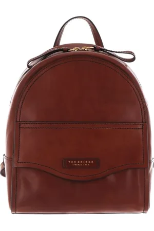 The Bridge Femme, Sacs, Brun, Taille: ONE Size Sac à dos en cuir marron pour femme