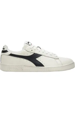 Diadora Homme, Chaussures, Noir, Taille: 46 EU Baskets Baskets Basses en Cuir Noir