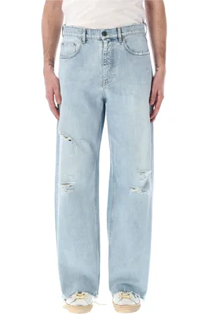 Golden Goose Homme, Jeans, Bleu, Taille: W32 Jeans Larges Élégants Cloud