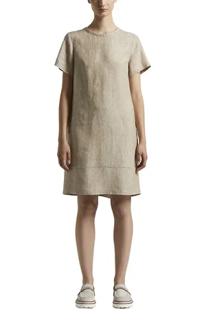 PESERICO SIGN Femme, Robes, , Taille: 34 FR Robe midi en lin