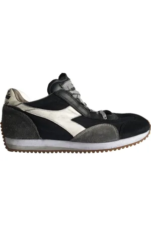Diadora Homme, Chaussures, Noir, Taille: 41 EU Stone Washed Baskets Unisex Heritage Model
