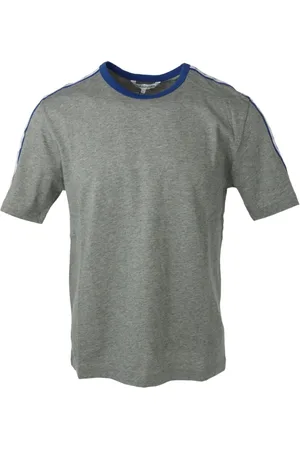 Calvin Klein Homme, Tops, Gris, Taille: S T-shirt Gris Imprimé Col Rond