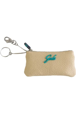 Gabs Femme, Accessoires, Jaune, Taille: ONE Size Porte-monnaie Jaune en Cuir avec Porte-clés