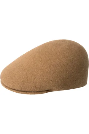 Kangol Femme, Accessoires, Brun, Taille: XL Casquette Ergonomique en Laine Marron