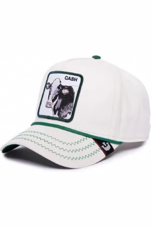 Goorin Bros. Femme, Accessoires, Blanc, Taille: ONE Size Casquette Trucker Animal Farm Blanc Unisexe