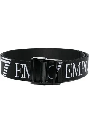EA7 Unisex, Accessoires, Noir, Taille: ONE Size Ceinture de Mode Décontractée Noire