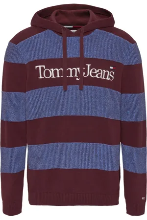 Tommy Hilfiger Homme, Sweatshirts et sweats à capuche, Multicolore, Taille: M Sweat à capuche Skater Violet Coton Bio