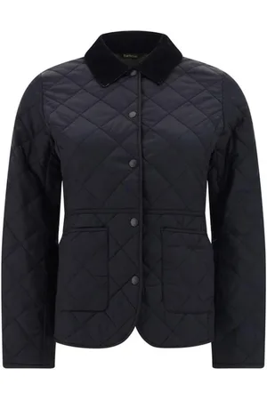 Barbour Femme, Vestes, Noir, Taille: 38 FR Élégante Veste Matelassée Manches Longues