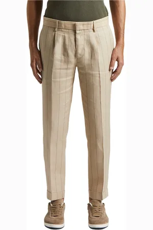 PESERICO SIGN Femme, Pantalons, , Taille: 50 FR Pantalon chino en lin Ermenegildo Zegna