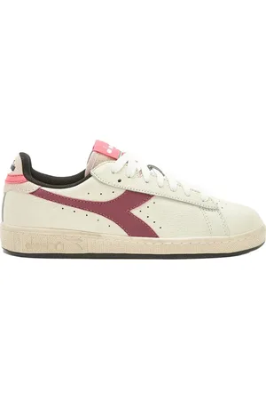 Diadora Femme, Chaussures, Rose, Taille: 37 EU Icona Rose Cuir Baskets Basses