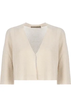 D.EXTERIOR Femme, Pulls, , Taille: 38 FR Cardigan à col en V avec détails lurex