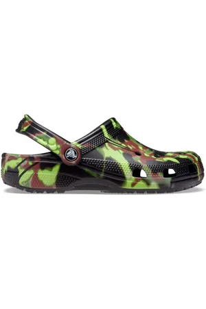 Crocs Femme, Chaussures, Noir, Taille: 38 EU Sandales à effet camouflage spray