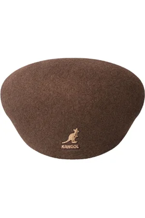 Kangol Femme, Accessoires, Brun, Taille: L Casquette en Laine Marron Style Iconique