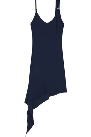 Courrèges Femme, Robes, Bleu, Taille: 38 FR Robe Bleu Marine à