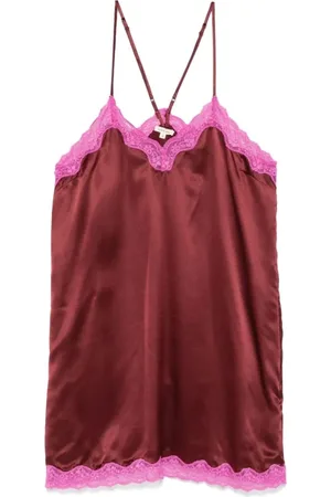 LOVE Stories Femme, Vêtements de nuit et de détente, Violet, Taille: 36 FR Robe Mini Bordeaux