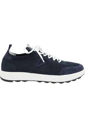 Kiton Homme, Chaussures, Bleu, Taille: 42 EU Baskets en Tricot avec Semelle Flexible