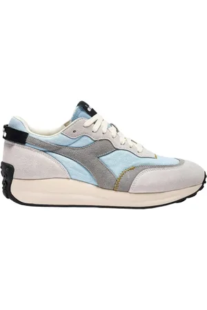 Diadora Homme, Chaussures, Multicolore, Taille: 44 EU Chaussures de Course en Daim Bleu