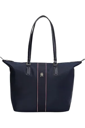 Tommy Hilfiger Femme, Sacs, Bleu, Taille: ONE Size Poppy Tote Corp Sac en Nylon