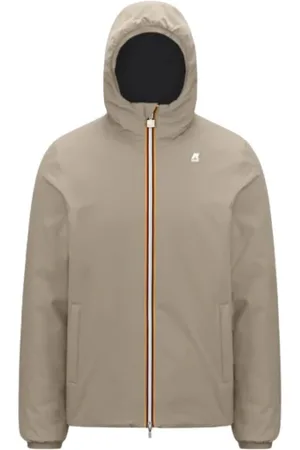 K-Way Homme, Vestes, , Taille: M Veste Chaude Double Sable avec Patch Logo