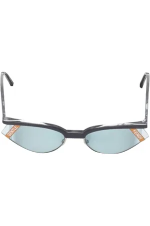 Fendi Femme, Pre-owned, Bleu, Taille: ONE Size Pre-owned Acetate lunettes-de-soleil