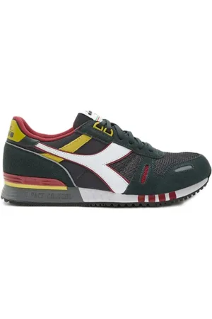 Diadora Homme, Chaussures, Multicolore, Taille: 40 EU Baskets Multicolores en Nylon/Suède Titan