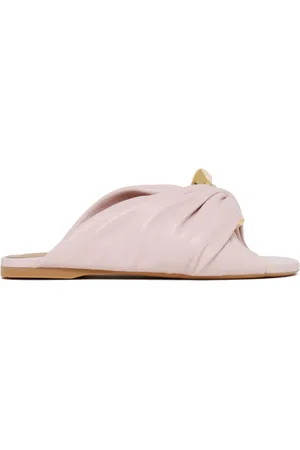 J.W.Anderson Femme, Chaussures, Rose, Taille: 38 EU Sandales en cuir rose clair