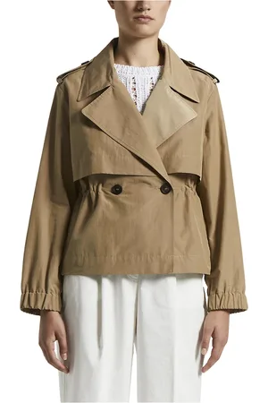 PESERICO SIGN Femme, Vestes, , Taille: 42 FR Trench en coton technique