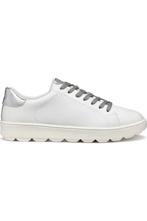 Geox Femme, Chaussures, Blanc, Taille: 38 EU Baskets de Loisirs Blanches pour Femmes