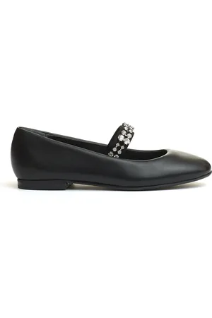 Casadei Femme, Chaussures, Noir, Taille: 39 EU Ballerines Noires avec Strass Aw24
