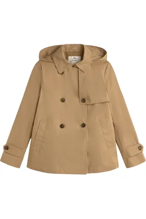 HERNO Femme, Manteaux, Brun, Taille: 36 FR Trench en Coton