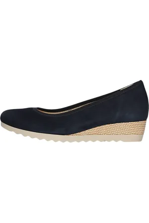 Gabor Femme, Chaussures, Bleu, Taille: 41 EU Chaussures à Talon Compensé pour Femmes