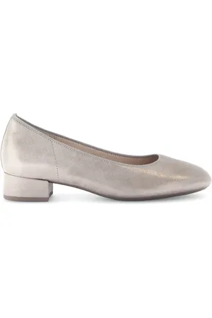 Gabor Femme, Chaussures, , Taille: 42 1/2 EU Escarpins beiges en cuir lisse